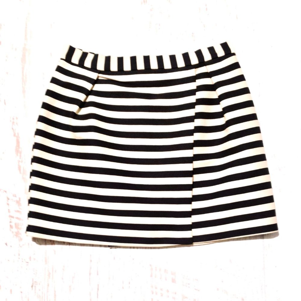 NWT River Island Stripe Woven Wrap Skirt